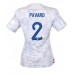Tanie Strój piłkarski Francja Benjamin Pavard #2 Koszulka Wyjazdowej dla damskie MŚ 2022 Krótkie Rękawy